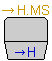 ->H ->H>MS